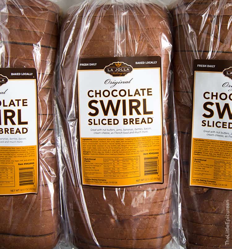 Chocolate Swirl Sliced Bread