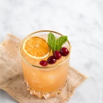 Thanksgiving Cocktail: Cranberry Orange Bourbon