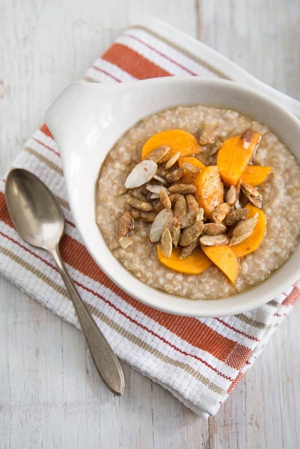 Persimmon Steel Cut Oatmeal