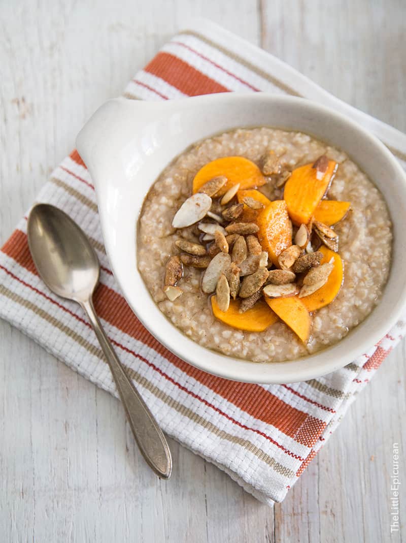 Persimmon Steel Cut Oatmeal