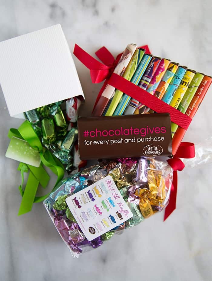assorted chocolates from Seattle Chocolates.