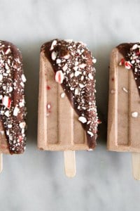 Frozen Peanut Butter Candy Cane Bars