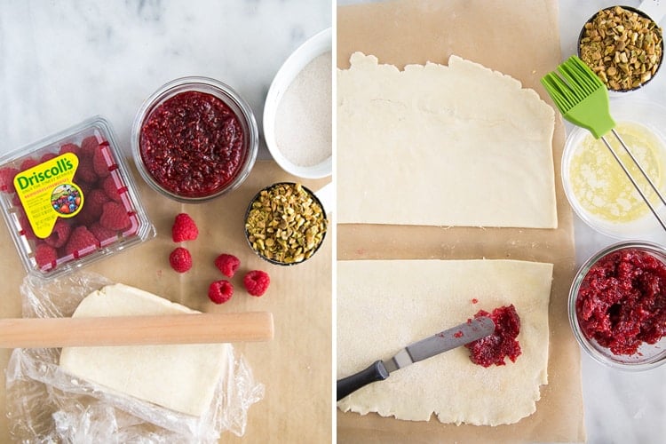 Raspberry Rugelach