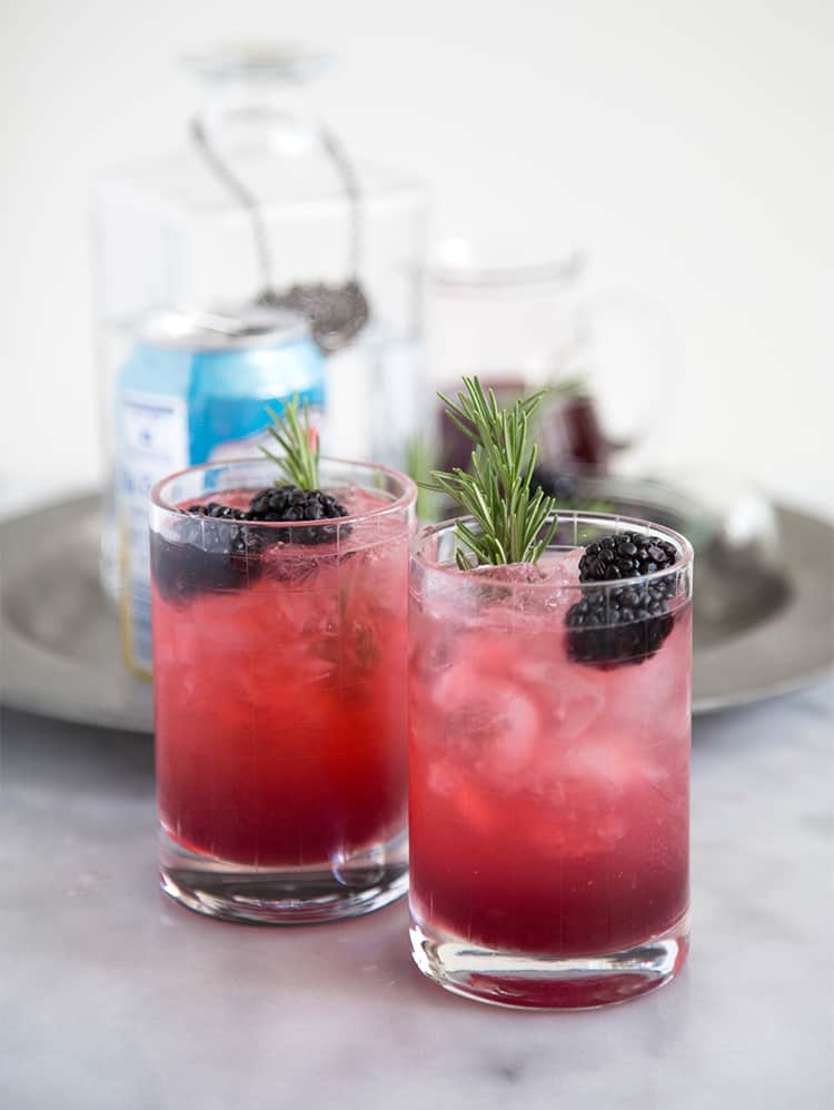 Rosemary Blackberry Limonata Cocktail