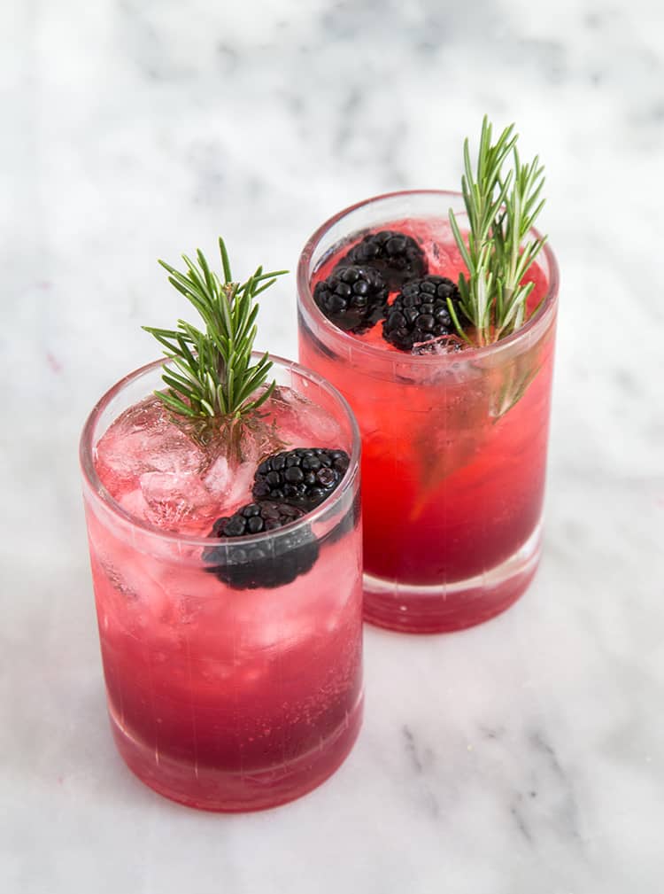 Rosemary Blackberry Limonata Cocktail