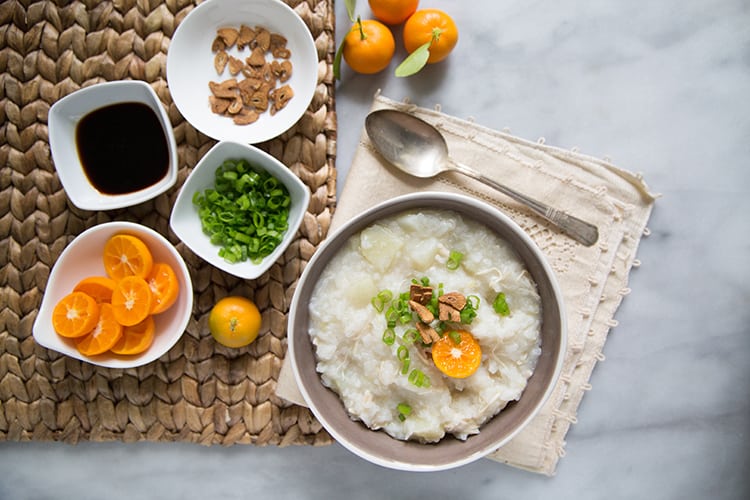 Chicken Arroz Caldo (Filipino Rice Porridge)