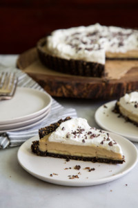 Banana Butterscotch Almond Tart