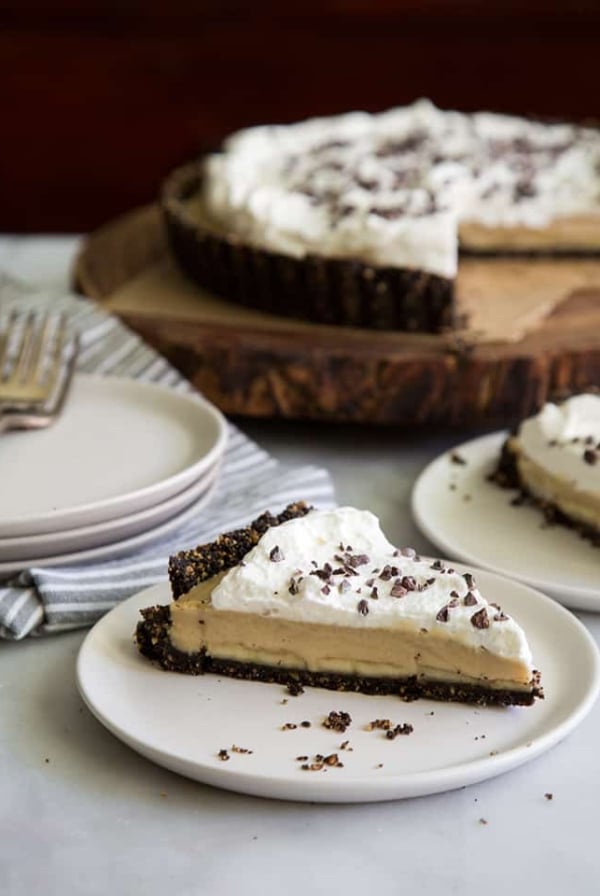 Banana Butterscotch Almond Tart