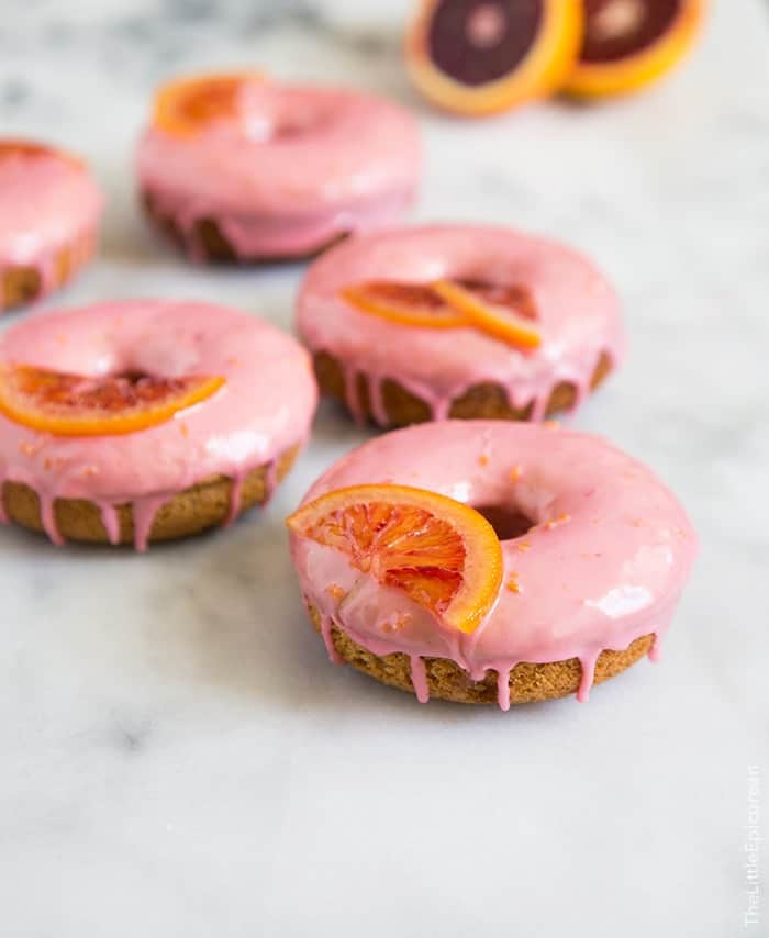 Blood Orange Donuts