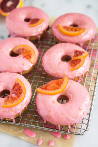 Blood Orange Donuts