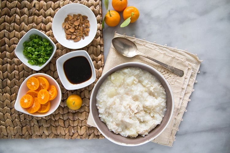 Chicken Arroz Caldo (Filipino Rice Porridge)