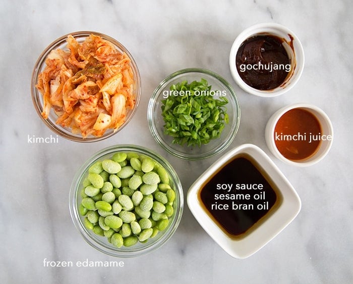 Baked Kimchi "Fried" Rice