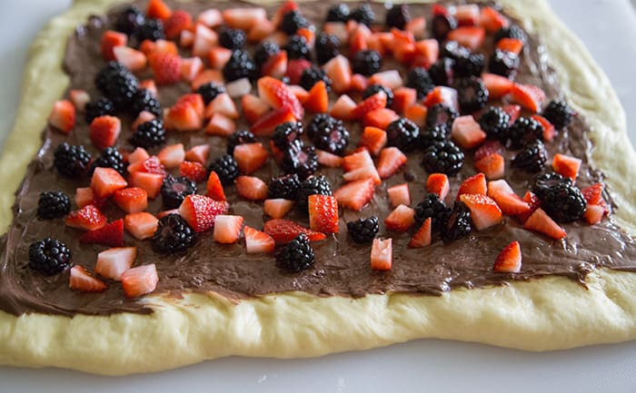 Berry Nutella Swirl Bread