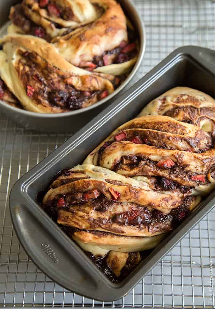 Berry Nutella Swirl Bread