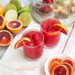 Blood Orange Bourbon Cocktail