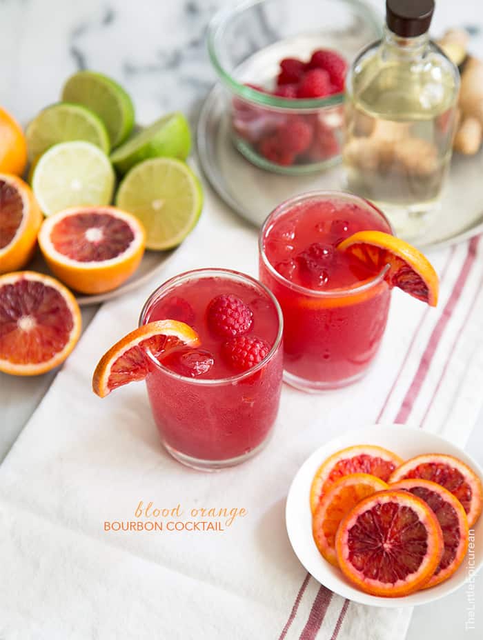 Blood Orange Bourbon Cocktail 