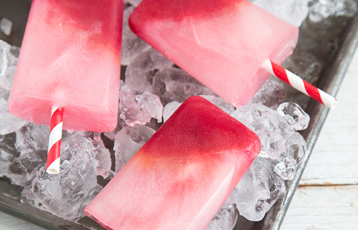 Blood Orange Limeade Popsicles