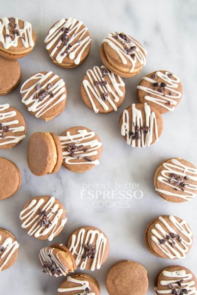 Peanut Butter Espresso Cookies