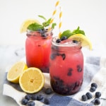 Sparkling Blueberry Lemonade
