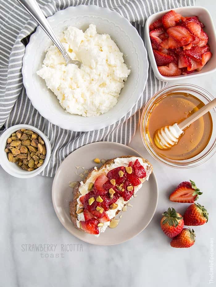 Strawberry Ricotta Toast