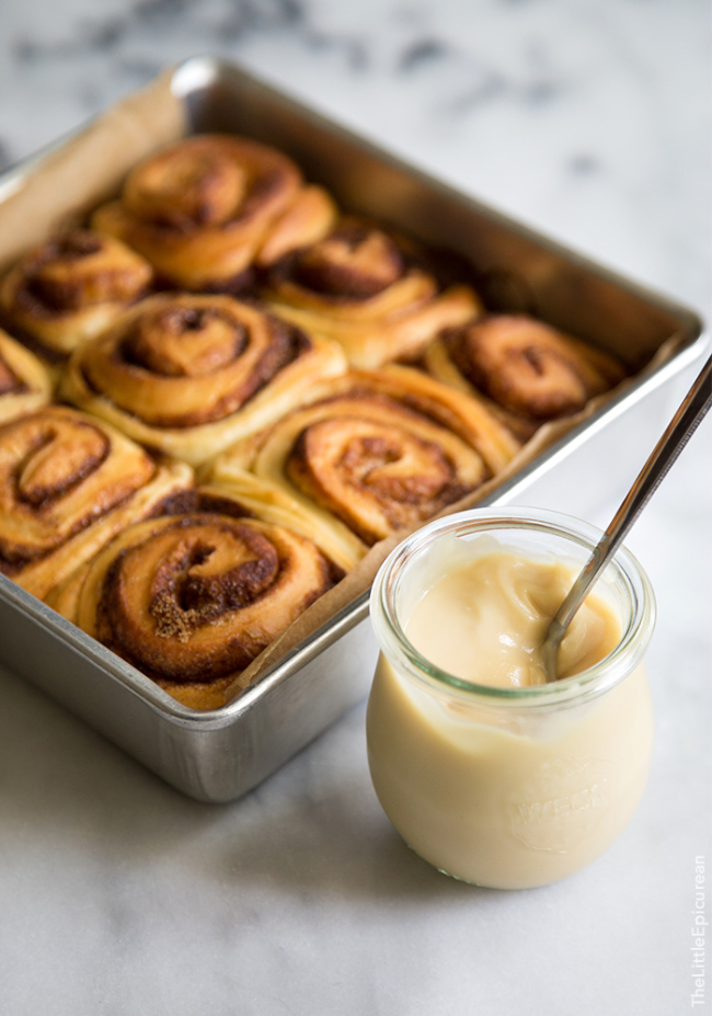 Coconut Jam Cinnamon Rolls | the little epicurean