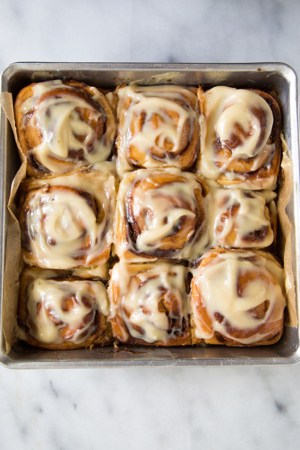 Coconut Jam Cinnamon Rolls | the little epicurean