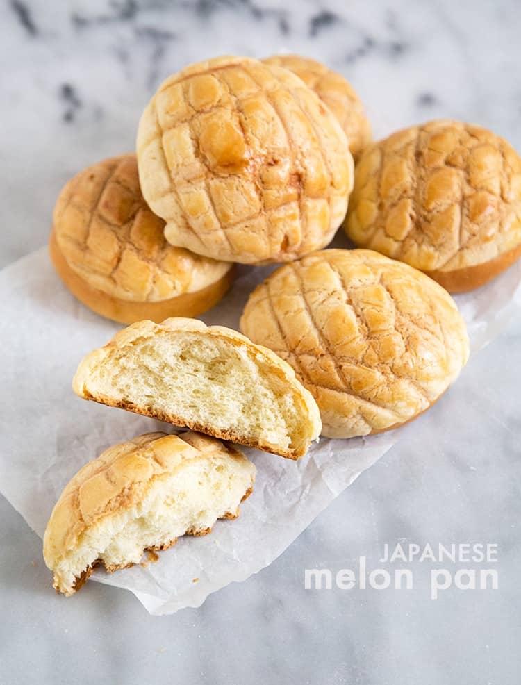 Japanese Melon Pan | the little epicurean