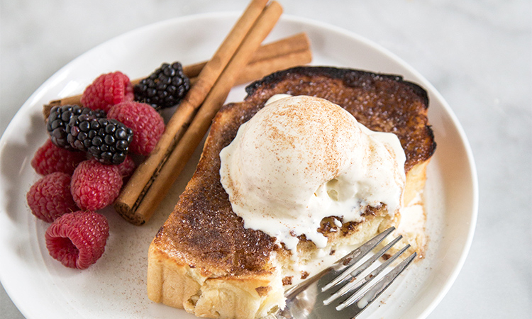 Cinnamon Sugar Milk Bread Toast | the little epicurean