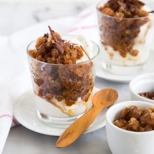 Espresso Granita with ice cream | the little epicurean