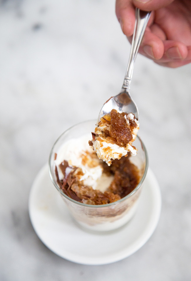 Espresso Granita with Ice CreamThe Little Epicurean