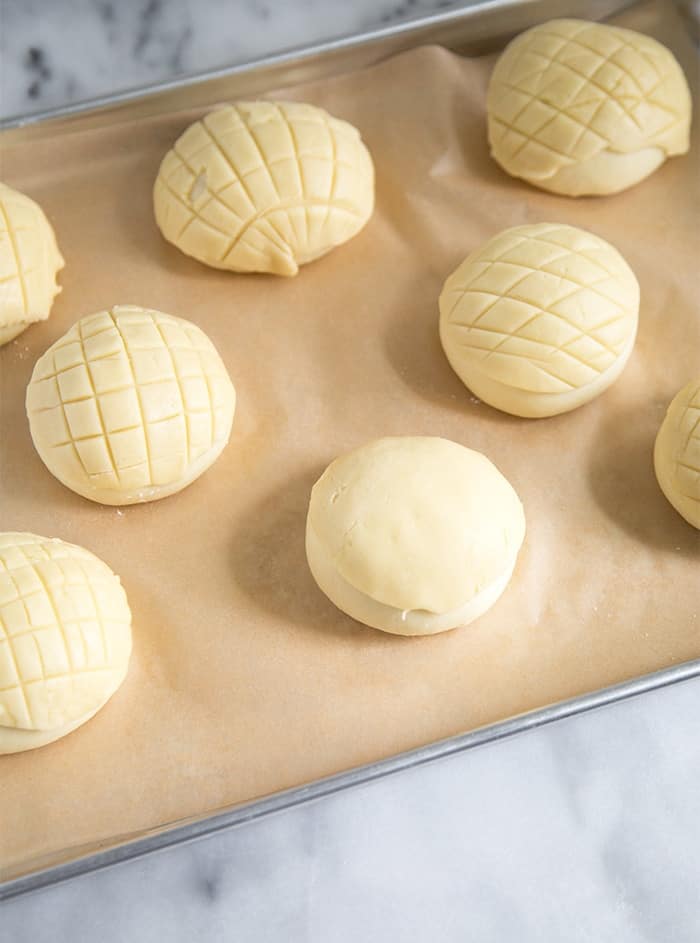 Japanese Melon Pan | the little epicurean