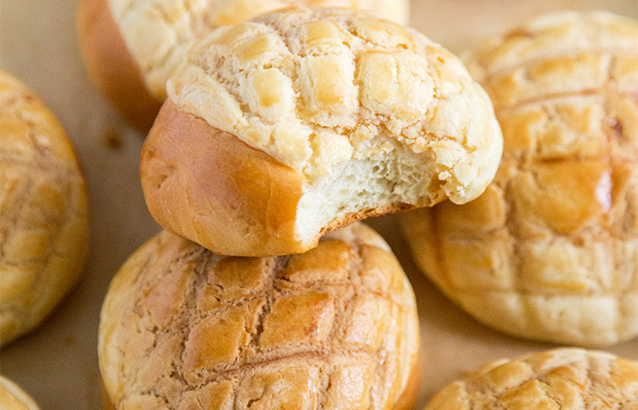 Japanese Melon Pan | the little epicurean