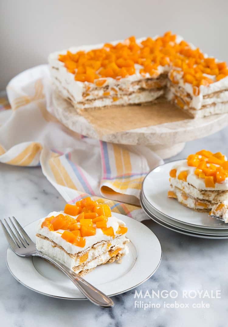 Mango Royale (Filipino Icebox Cake) | the little epicurean