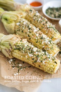 Roasted Corn with miso butter | the little epicurean