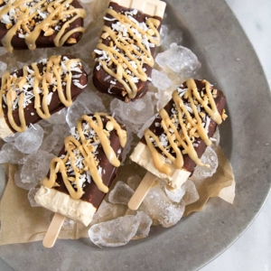 Coconut Peanut Butter Popsicles | the little epicurean