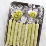 Kiwi Coconut Vodka Pops | the little epicurean