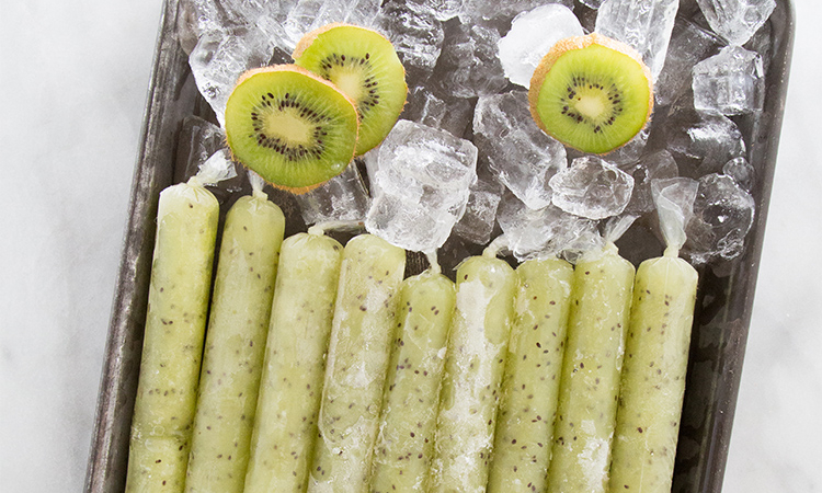 Kiwi Coconut Vodka Pops | the little epicurean