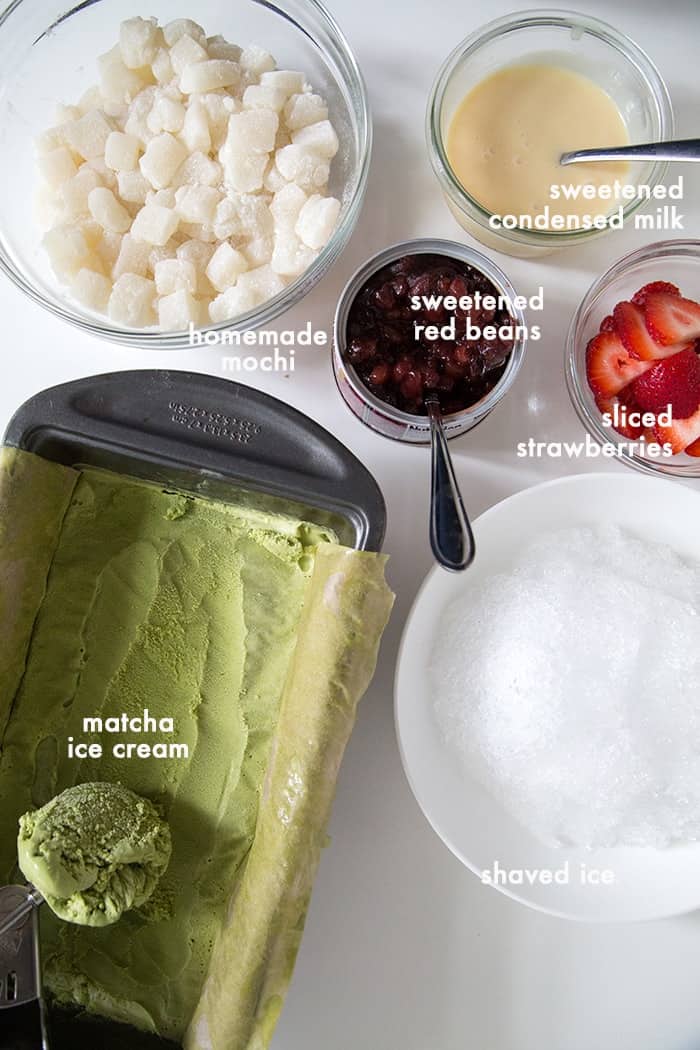 Matcha Ice Cream Shaved Ice | the little epicurean