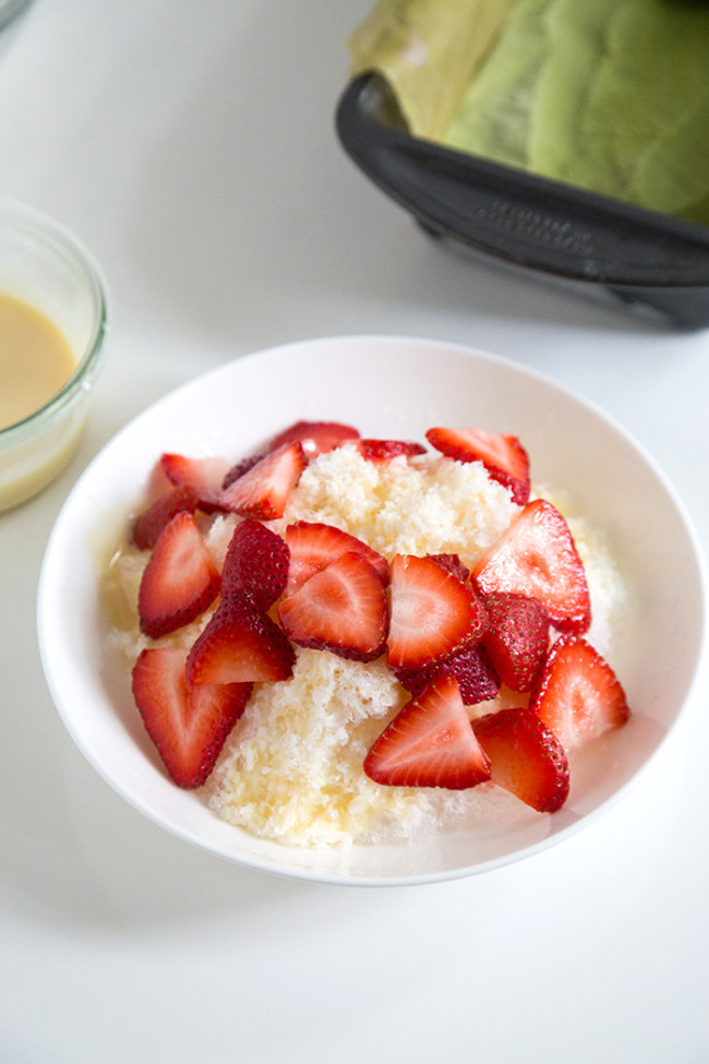 Matcha Ice Cream Shaved Ice | the little epicurean