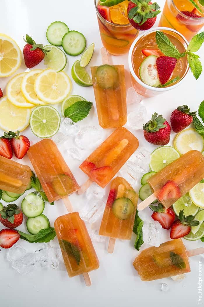 Pimm's Popsicles | the little epicurean