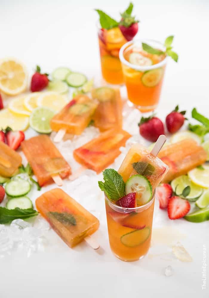 Pimm's Popsicles | the little epicurean