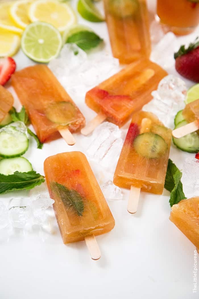 Pimm's Popsicles | the little epicurean