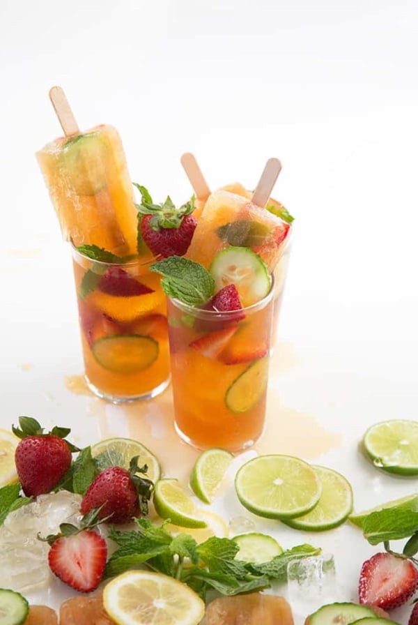 Pimm's Popsicles | the little epicurean