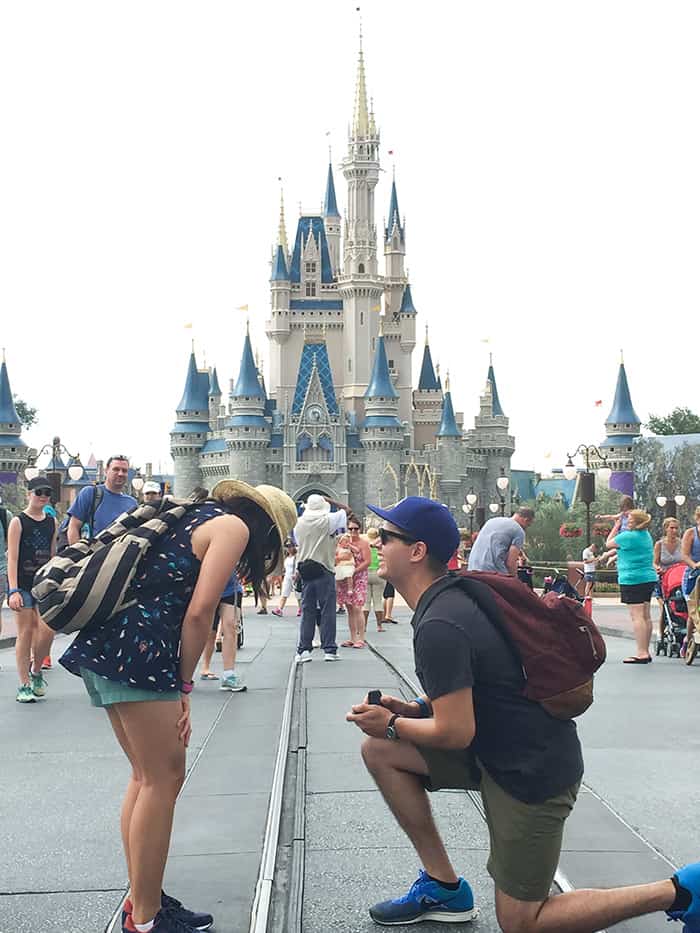 Strawberry Sorbet Bellini (+ a Disney World proposal)