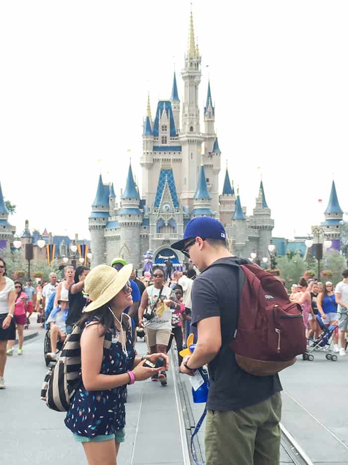 Strawberry Sorbet Bellini (+ a Disney World proposal)