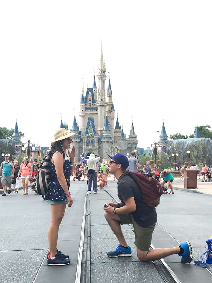 Strawberry Sorbet Bellini (+ a Disney World proposal)