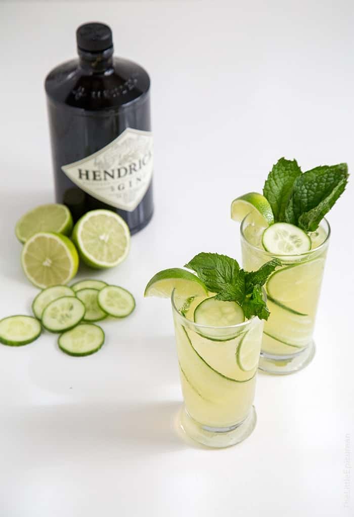 Sparkling Cucumber Mint Gin-The Little Epicurean