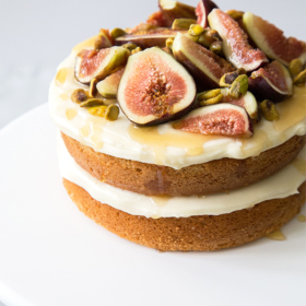 Honey Earl Grey Fig Cake | the little epicurean