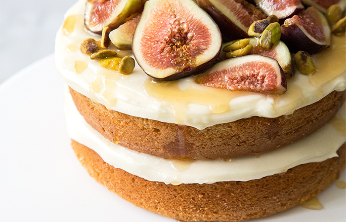 Honey Earl Grey Fig Cake | the little epicurean