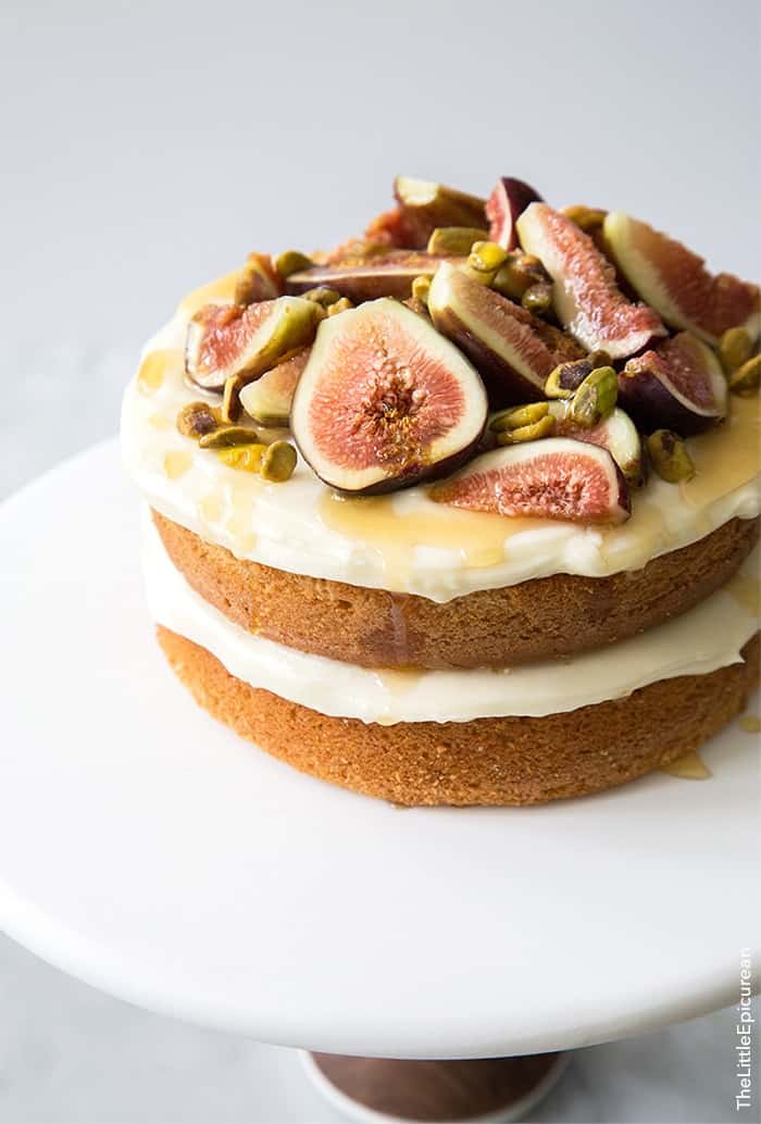 Honey Earl Grey Fig Cake | the little epicurean